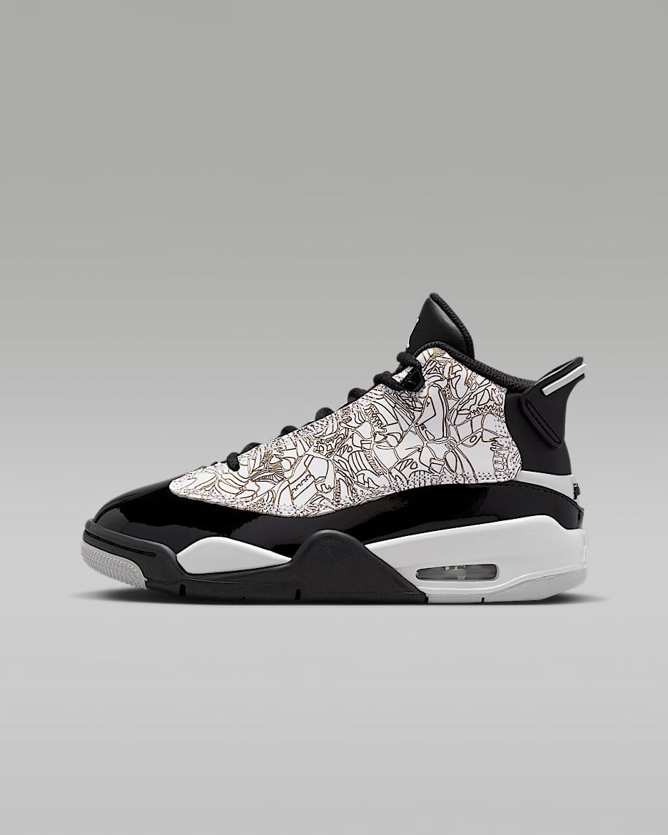 NIKE AIR JORDAN DUB ZERO WHT/BLK 国内発送 NIKE公式】エア ジョーダン ダブ ゼロ ジュニアシューズ
